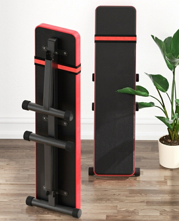 楽天市場】送料無料 ベンチ台 折りたたみ式 フラットベンチ