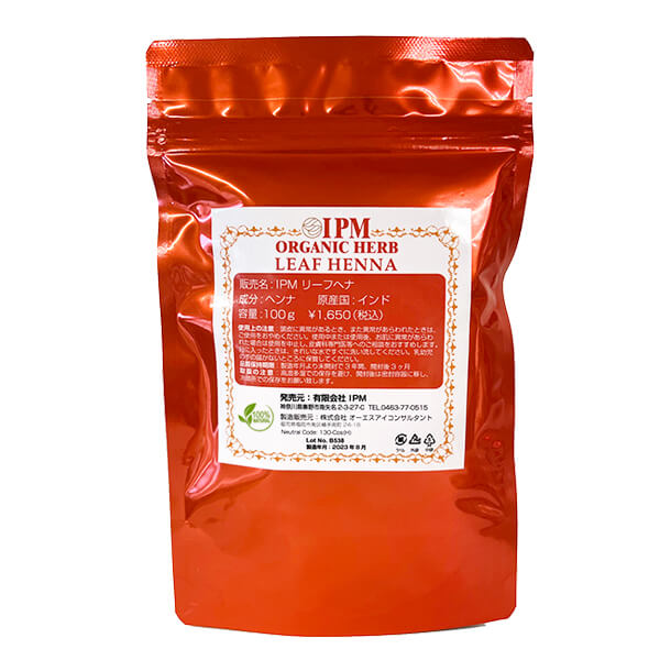 楽天市場】正規販売店 IPM リーフヘナ 100g 12時迄注文は当日出荷 毛