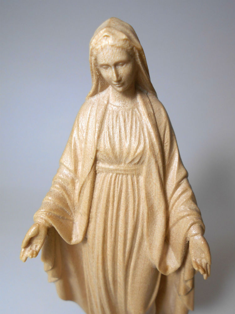 楽天市場】《レーピ》欧州教会使用創業100年木彫りブランド木彫り 聖母