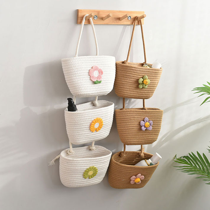 楽天市場】 小物入れ 可愛い飾り 壁面収納 ポケット 壁面装飾 ウォール