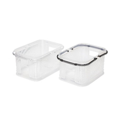 楽天市場】プラスチック バスケット（カラー透明）（日用品雑貨