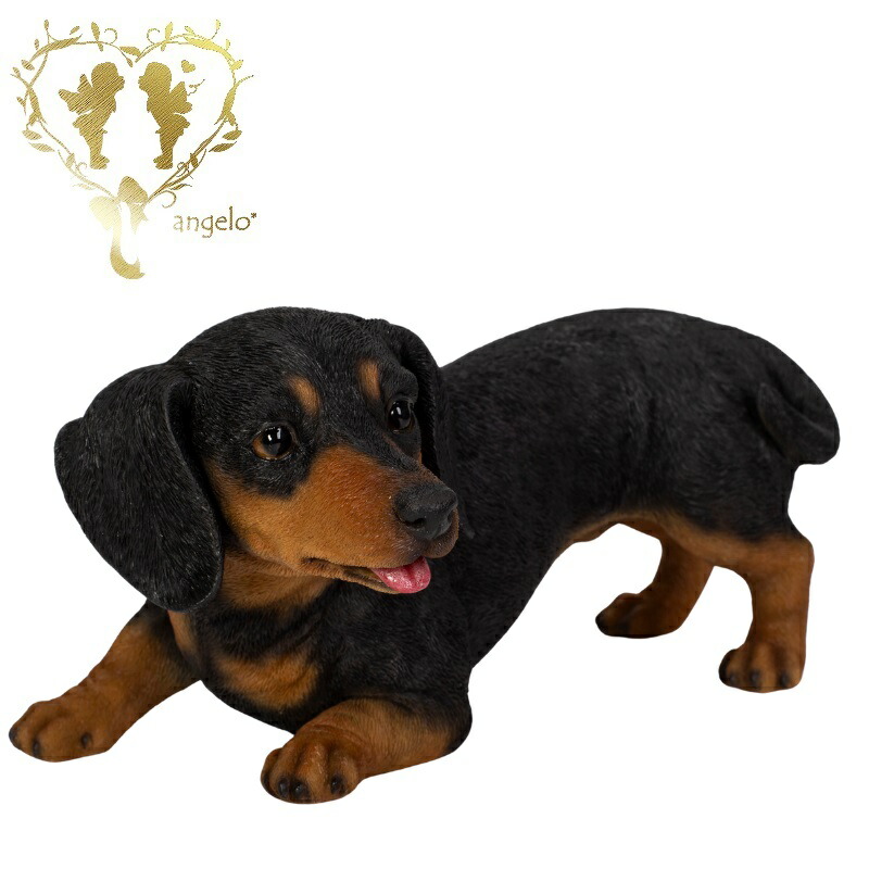 楽天市場】【じゃれるダックスフンド】 本物そっくり 犬 ドッグ 置物