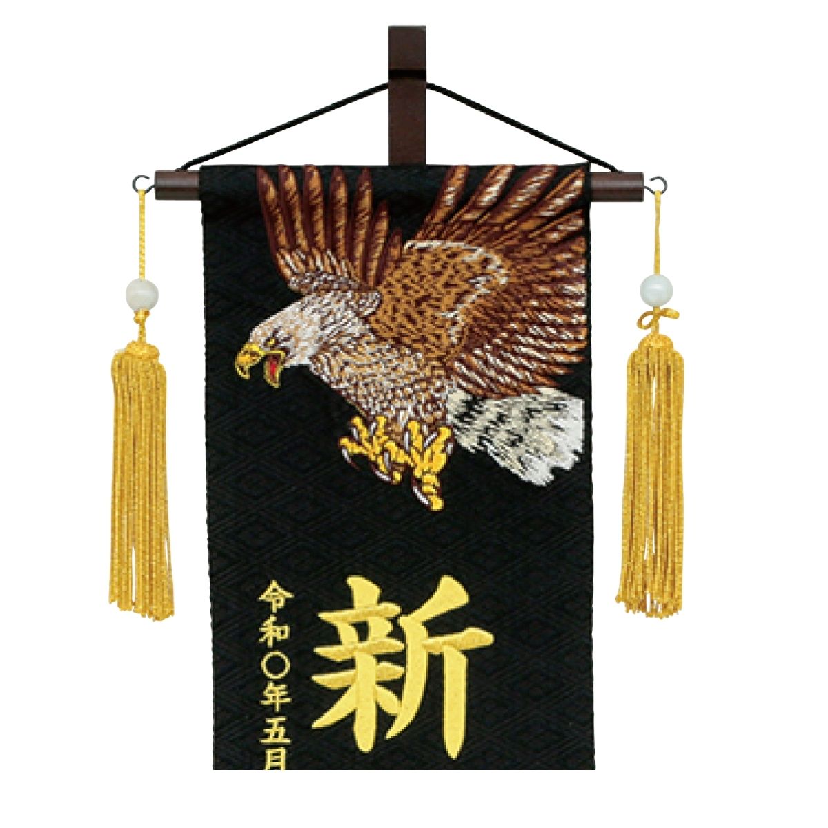 楽天市場】【エントリーでP10倍】名物裂 中 極上鷹 五月人形 端午の