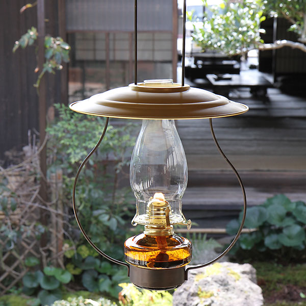 楽天市場】高級 民芸調山小屋オイルランプ-7分芯オイルランプ(吊り