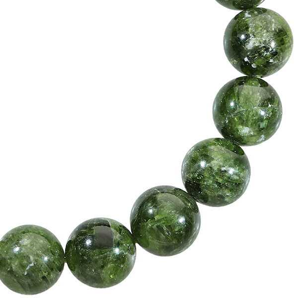 楽天市場】クロムダイオプサイト ブレスレット 10.7mm 18.5cm メンズL