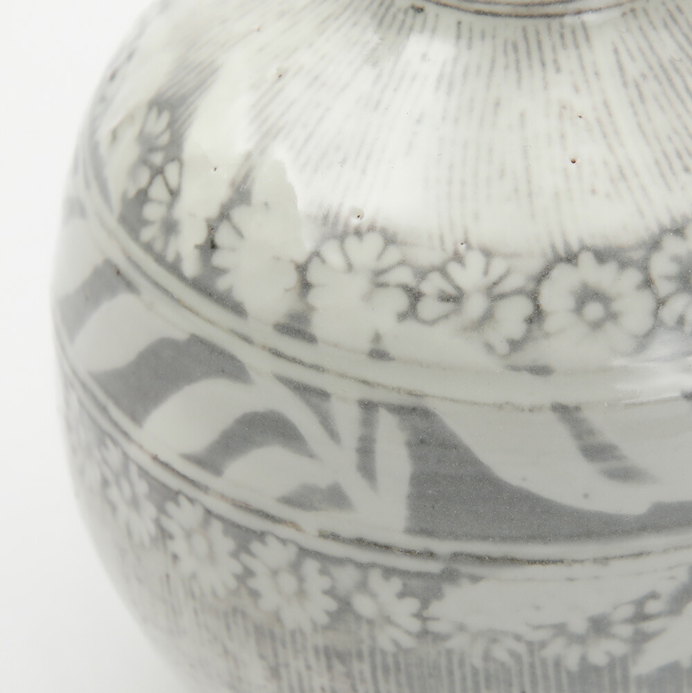 楽天市場】一輪挿し 豆つぼ アラベスク 清水焼 作家物 圭司 花器 花瓶