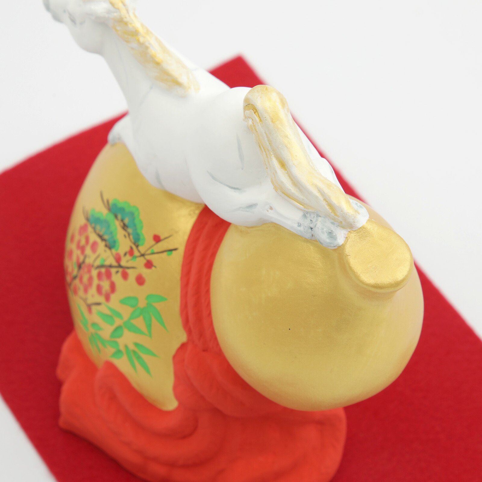 楽天市場】干支 馬 午 置物 うま 博多人形 栄喜作 瓢箪から駒 陶器