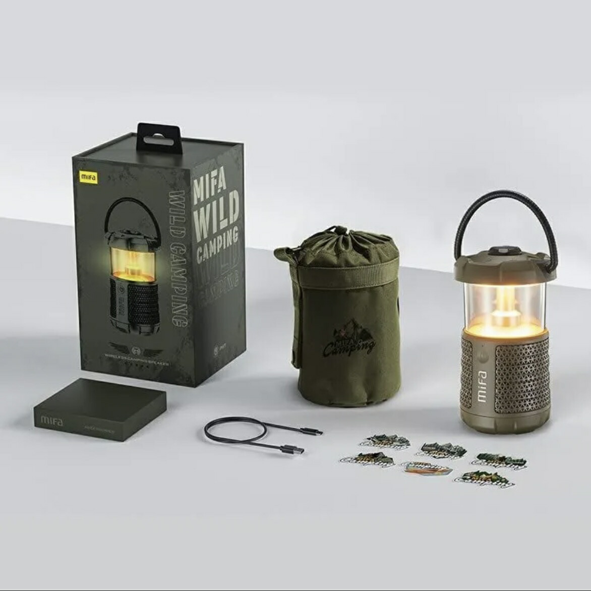 楽天市場】MIFA WildCamping Bluetoothスピーカー LED ランタン