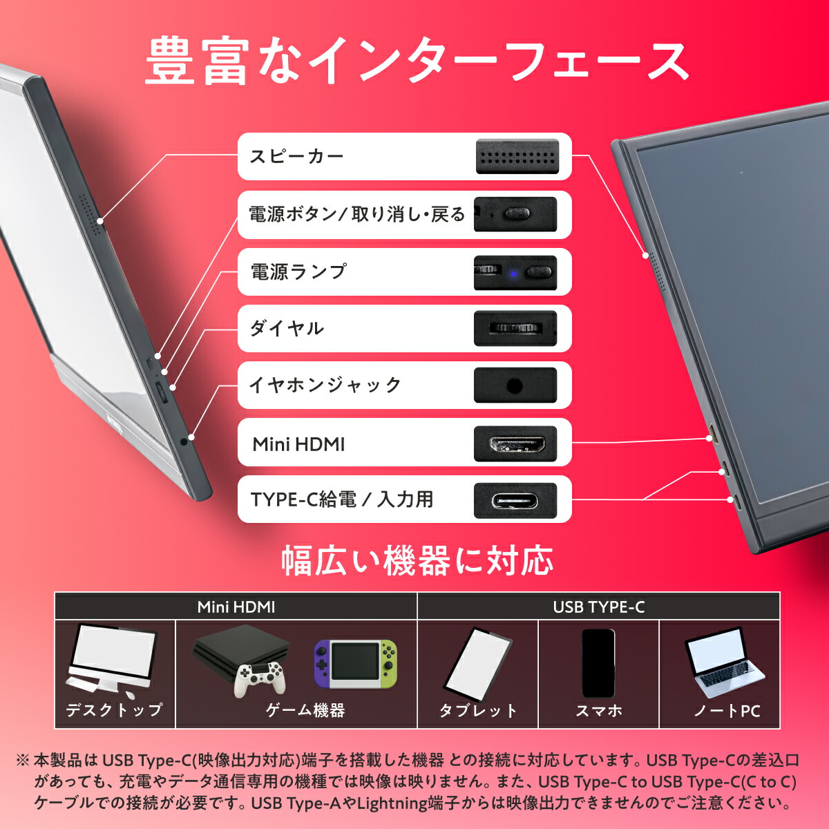 楽天市場】【10%OFF】モバイルモニター 15.6 インチ カバー付き