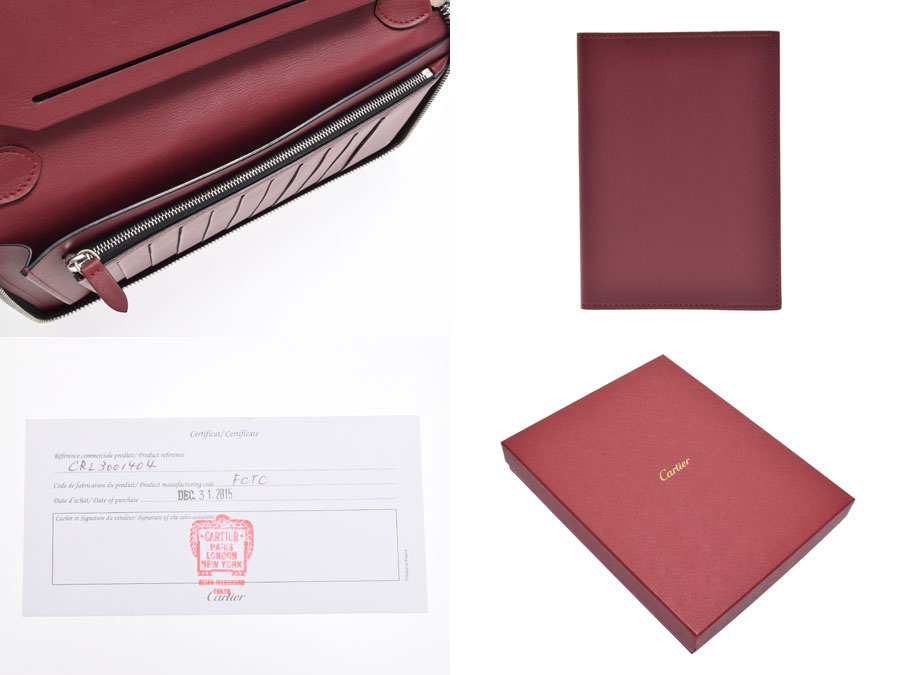 楽天市場】中古 カルティエ ルイカルティエ トラベルケース カーフ 黒