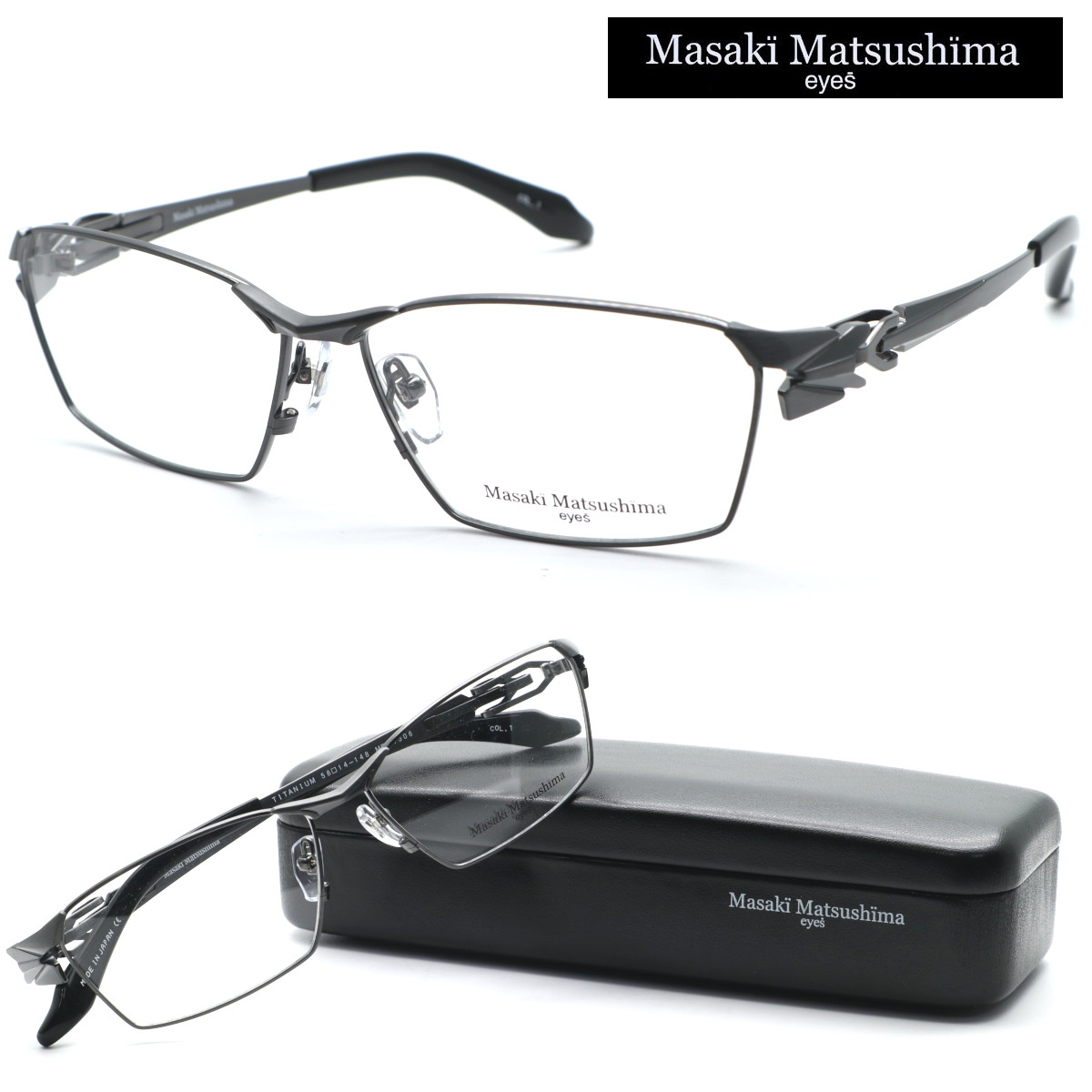 楽天市場】【Masaki Matsushima】マサキマツシマ メガネ MF-1306 col.1