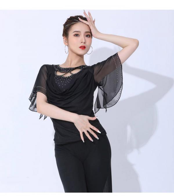 楽天市場】社交ダンス トップス 女性 社交ダンス衣装 上着 競技着