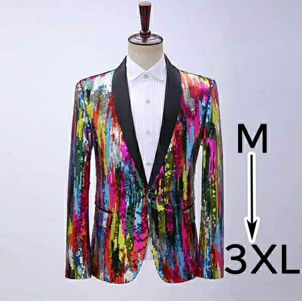 楽天市場】ジャケット メンズ ステージ衣装 演出服 スパンコール