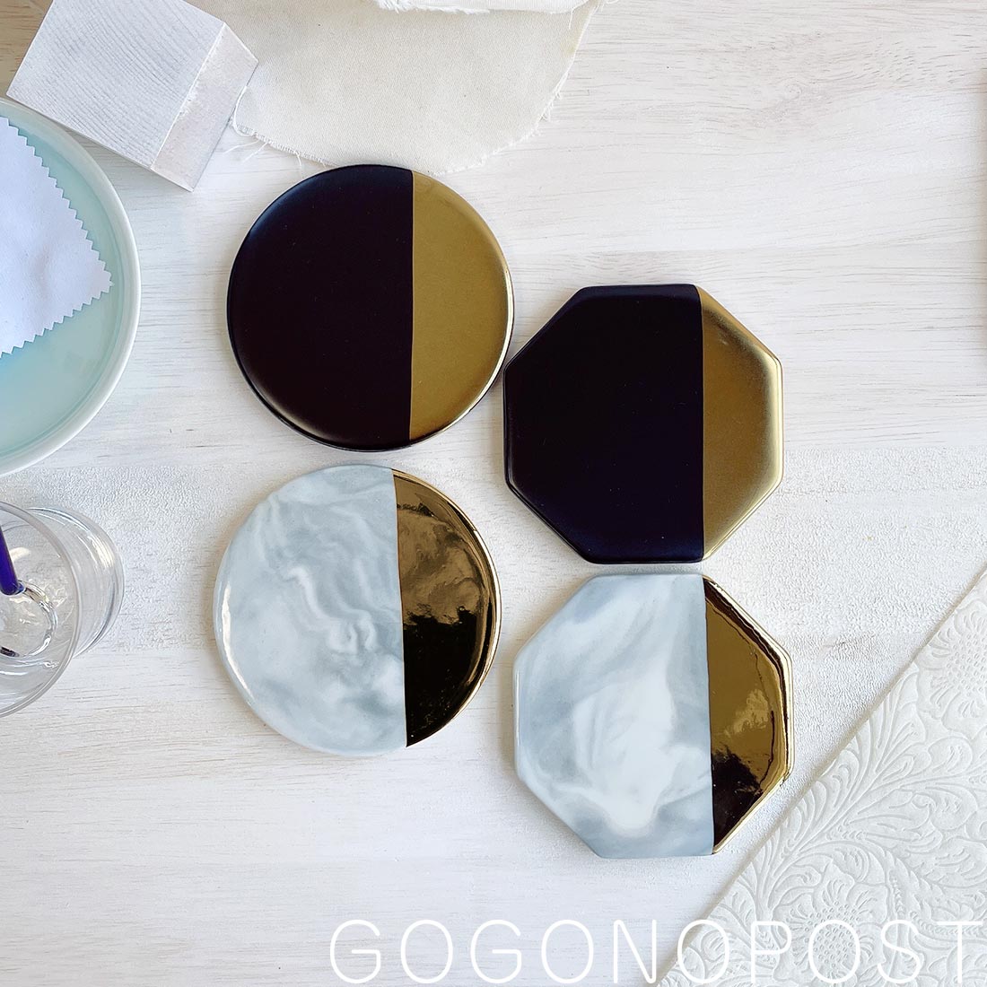 楽天市場】《送料無料》2枚セット 陶器のマーブルorマット バイカラー