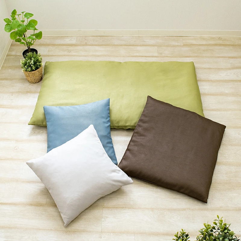 楽天市場】レザー調 座布団カバー55×59cm 日本製洗濯機で洗えます