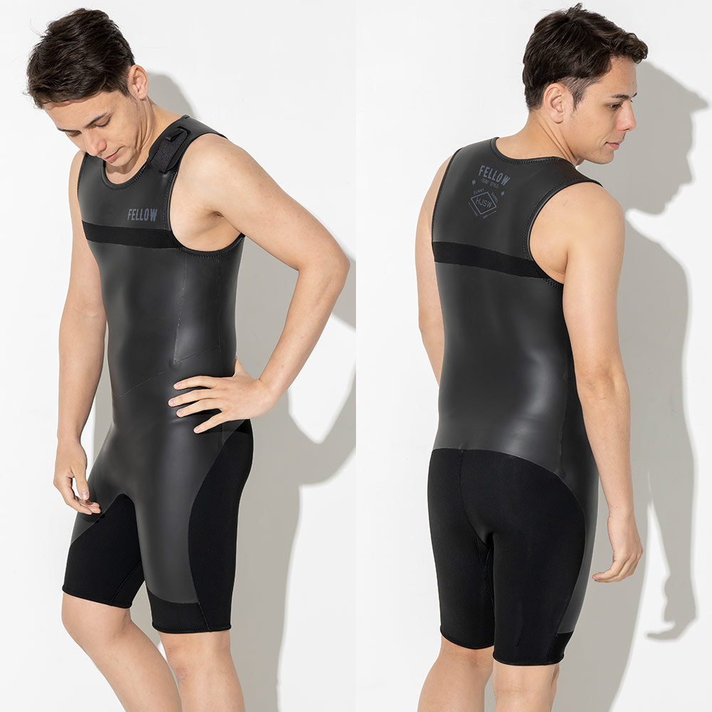 楽天市場】[ｽｰﾊﾟｰｾｰﾙ価格+ｸｰﾎﾟﾝ]FELLOW ウェットスーツ ショートジョン