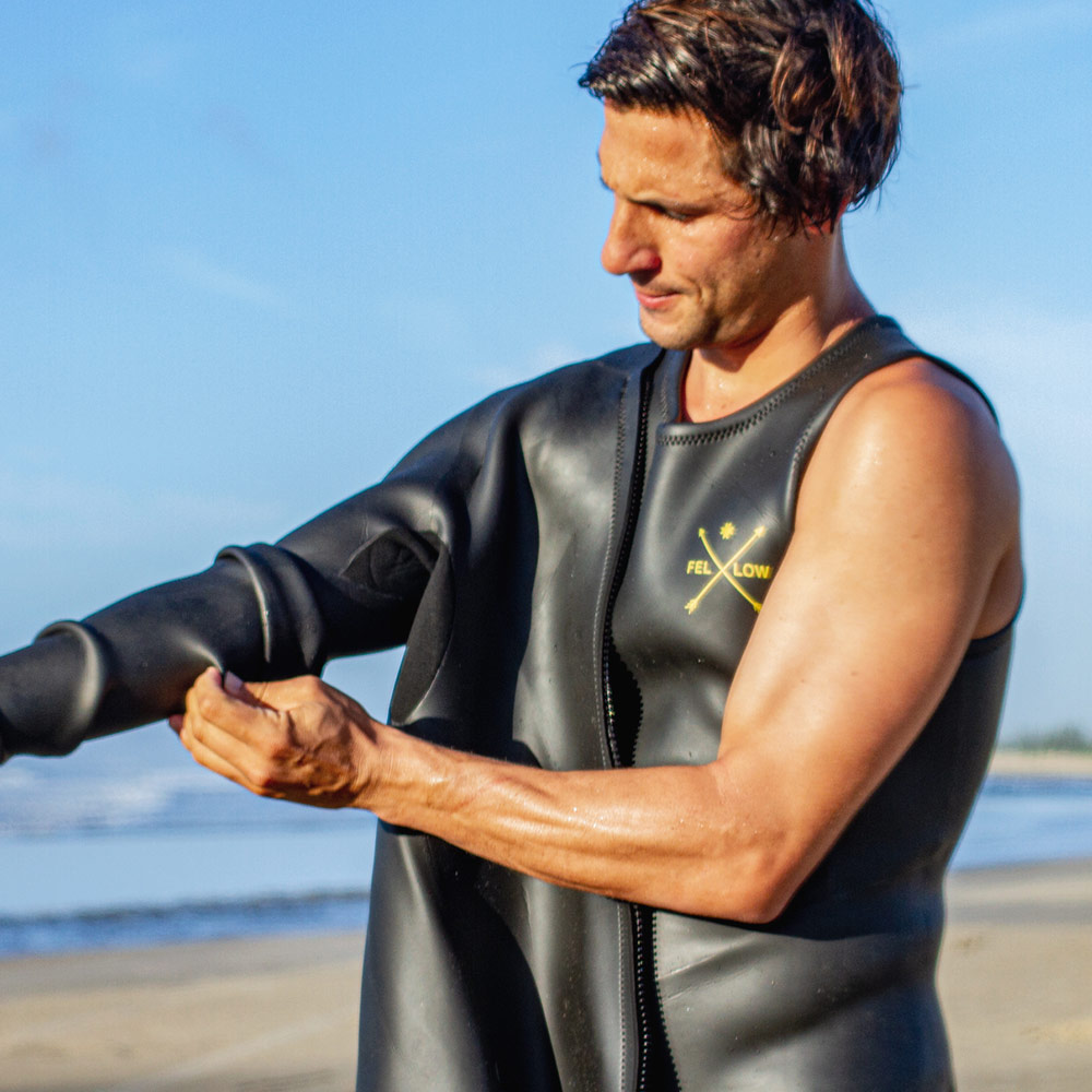 楽天市場】[ｽｰﾊﾟｰｾｰﾙ価格+ｸｰﾎﾟﾝ]FELLOW ウェットスーツ スキンロング