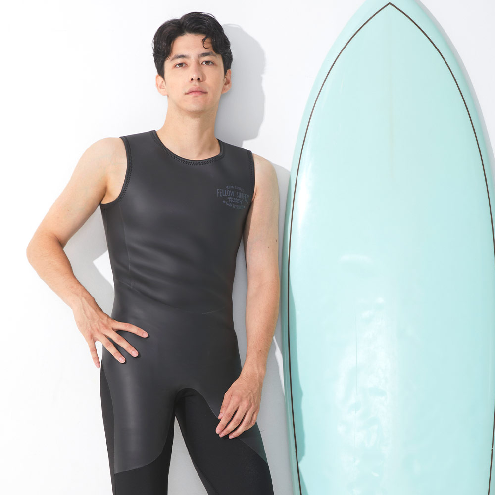 楽天市場】[ｽｰﾊﾟｰｾｰﾙ価格+ｸｰﾎﾟﾝ]FELLOW ウェットスーツ ロングジョン
