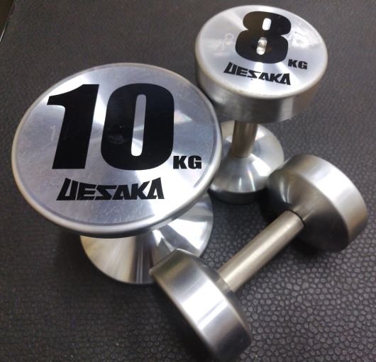 楽天市場】USAKA X-ダンベル 1～35kg 回転式 2個1組 クロームメッキ