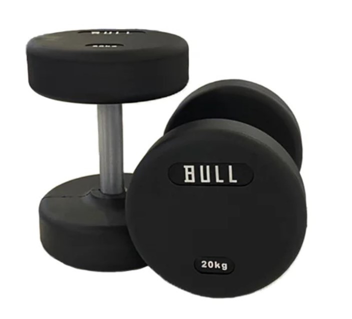楽天市場】BULL TPUダンベル 12～30kg 重量固定式 2個1組 静音 ゴム