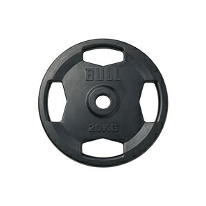 楽天市場】BULL ラバープレート20kg（2枚1組、50mm径） 筋トレ