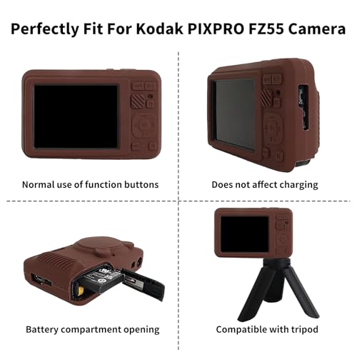 楽天市場】【送料無料】Rieibi コダック PIXPRO FZ55 カメラ用シリコン