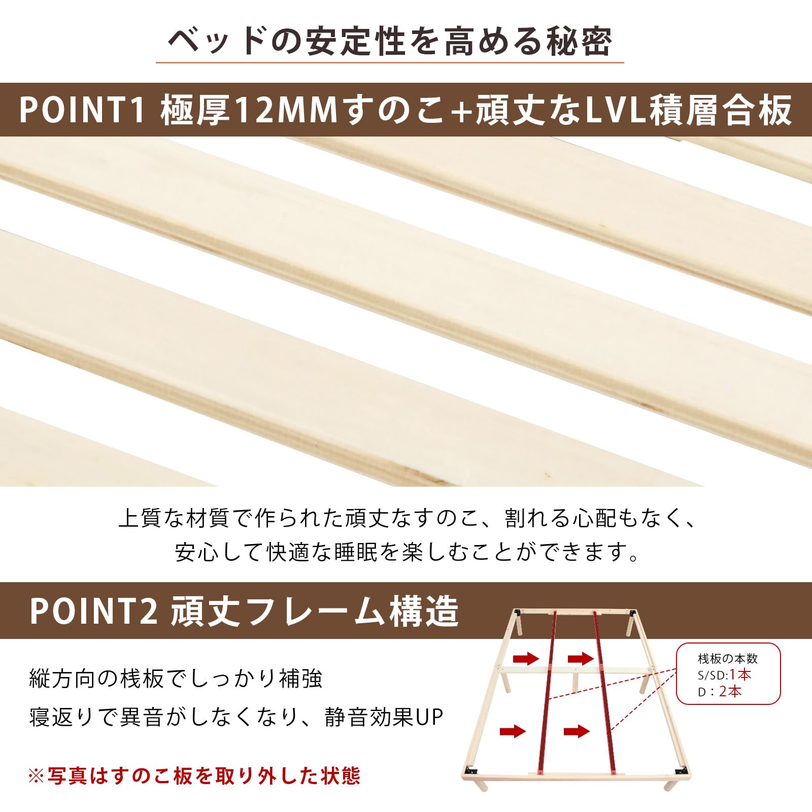 楽天市場】【送料無料】[SuperKois] ベッド ベッドフレーム シングル