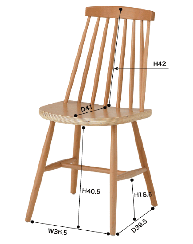 楽天市場】木製 ウィンザーチェア ダイニングチェア 椅子 1脚 ブラウン