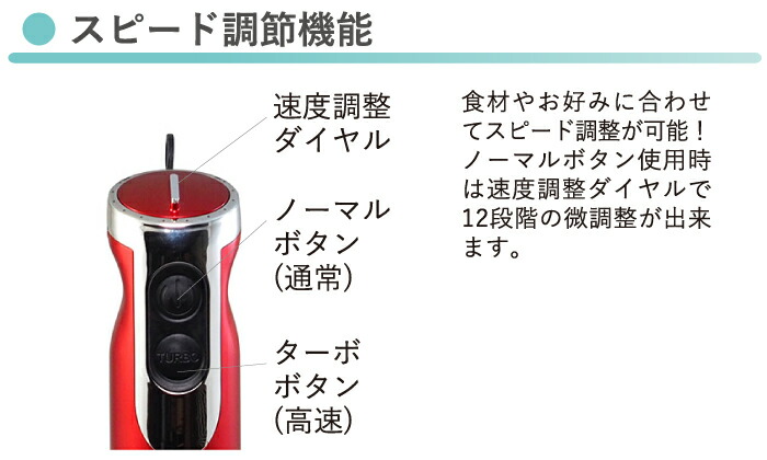 楽天市場】＼レビューで1000円クーポン!／ ハンドブレンダー 多機能