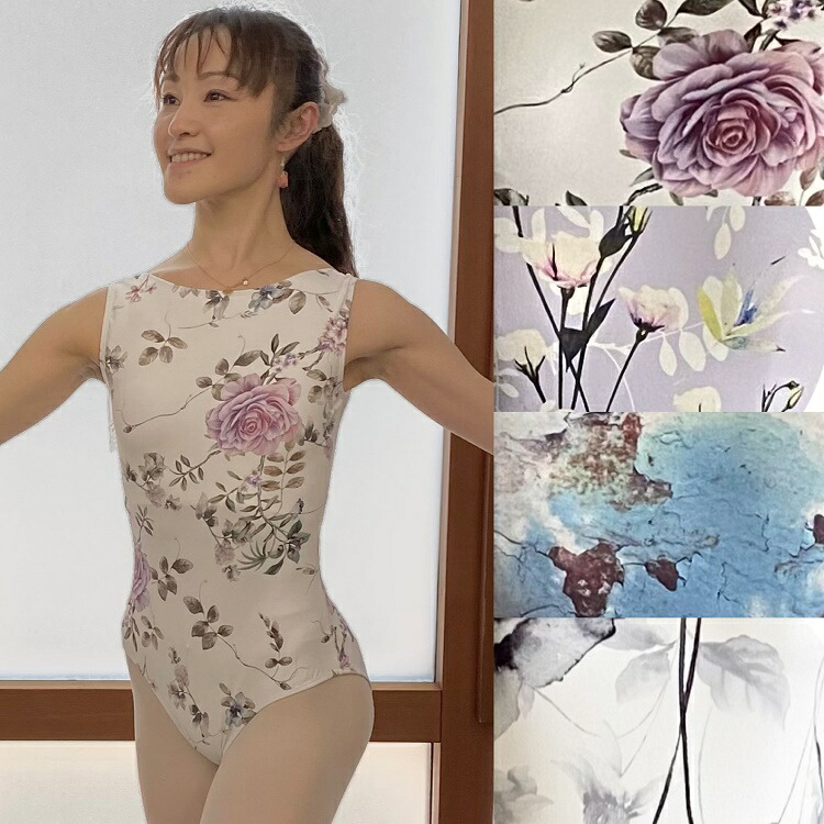 楽天市場】バレエ レオタード 花柄メッシュ おしゃれ かわいい S M L
