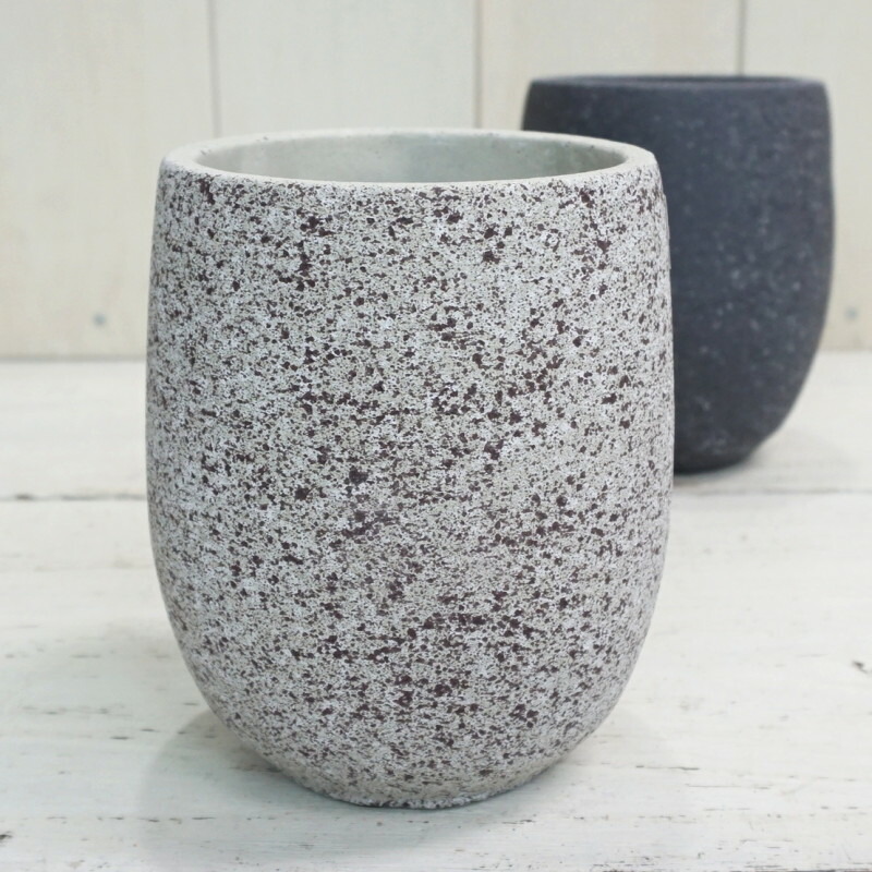 楽天市場】植木鉢 おしゃれ セメント ジャントールM (2色)＜ 12.5cm 4