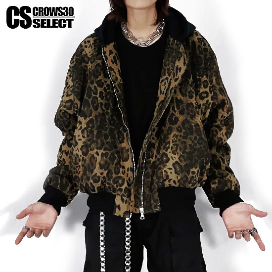 楽天市場】ヒョウ柄 ブルゾン メンズ オラオラ系 ブルゾン V系