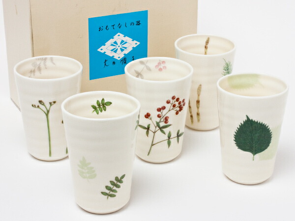 楽天市場】大内順子 おもてなしの器 フリーカップ 5客セット un111お茶