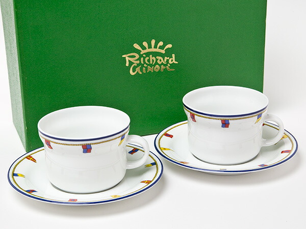 楽天市場】リチャードジノリ クリッパー ペアカップ＆ソーサー お茶の