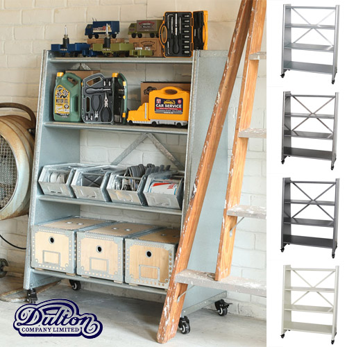 楽天市場】【ダルトン DULTON】 4 TIER TAPERED METAL SHELF （4