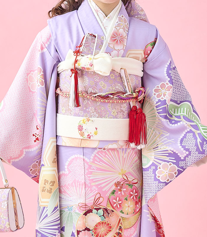 楽天市場】七五三の着物に 7歳 女の子 帯揚げ しごき 刺繍入り 式部