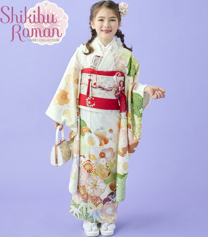 楽天市場】七五三 753 着物 7歳 女の子 着物フルセット 式部浪漫