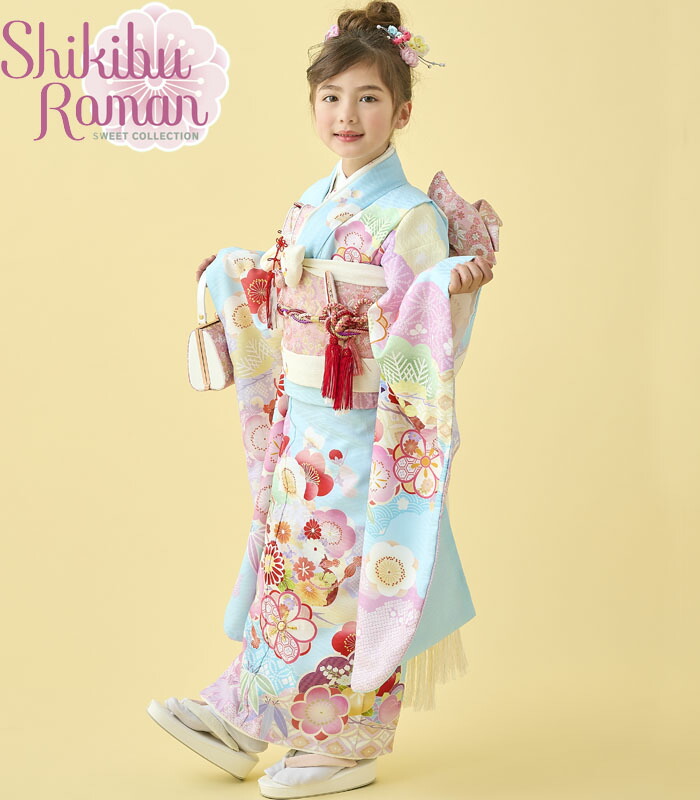 楽天市場】七五三 753 着物 7歳 女の子 着物フルセット 式部浪漫