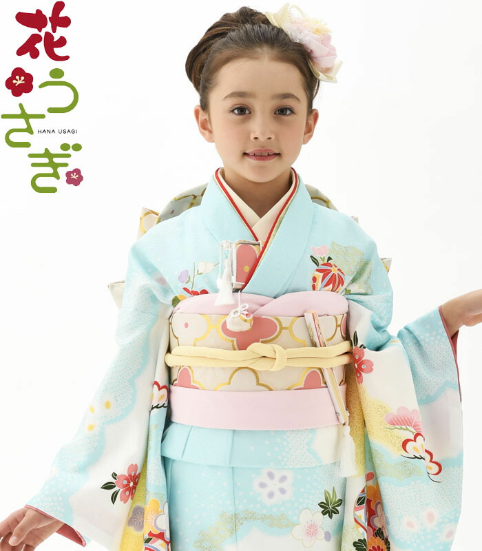 楽天市場】七五三 着物 7歳 女の子 着物フルセット 花うさぎ ブランド