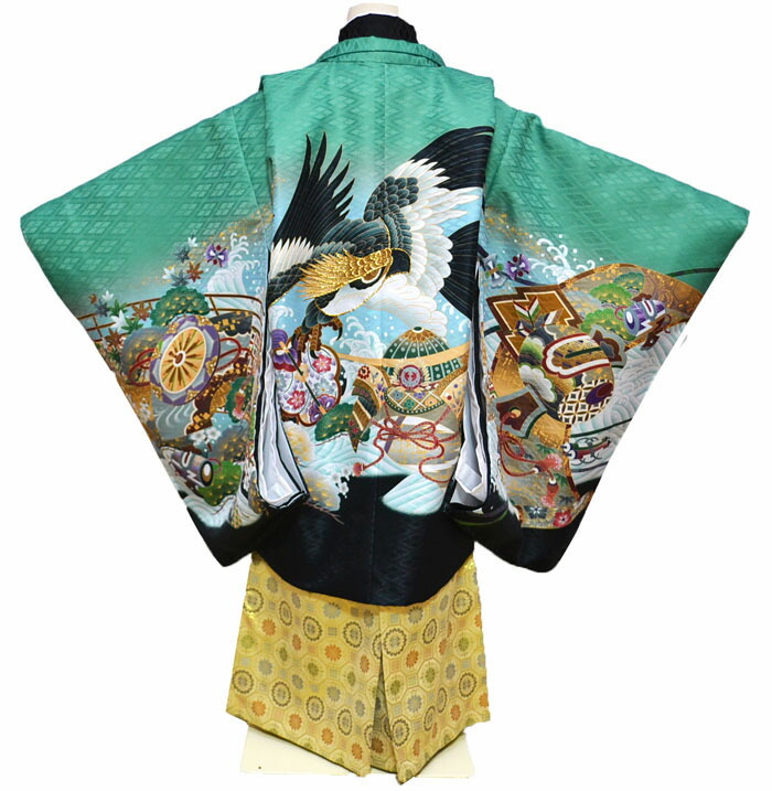 楽天市場】七五三 753 着物 男の子 袴 セット 5歳羽織袴 フルセット 鷹