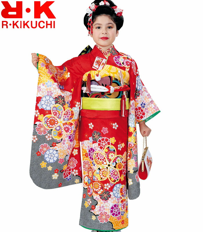 楽天市場】七五三 753 着物 7歳 女の子 四つ身着物 単品 RK リョウコ