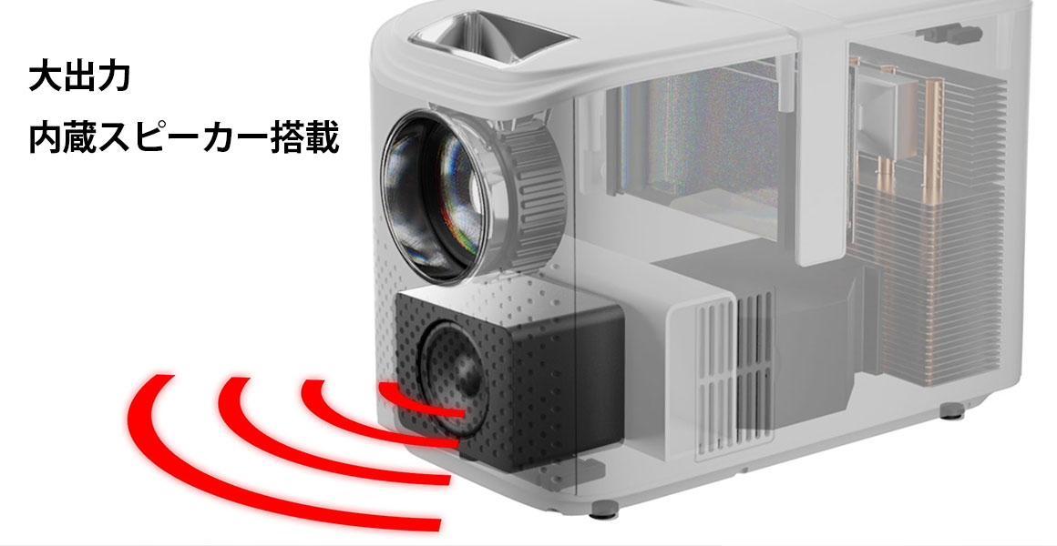 楽天市場】メーカー直販店 エアリア LEDプロジェクター 第4世代 PJHD04