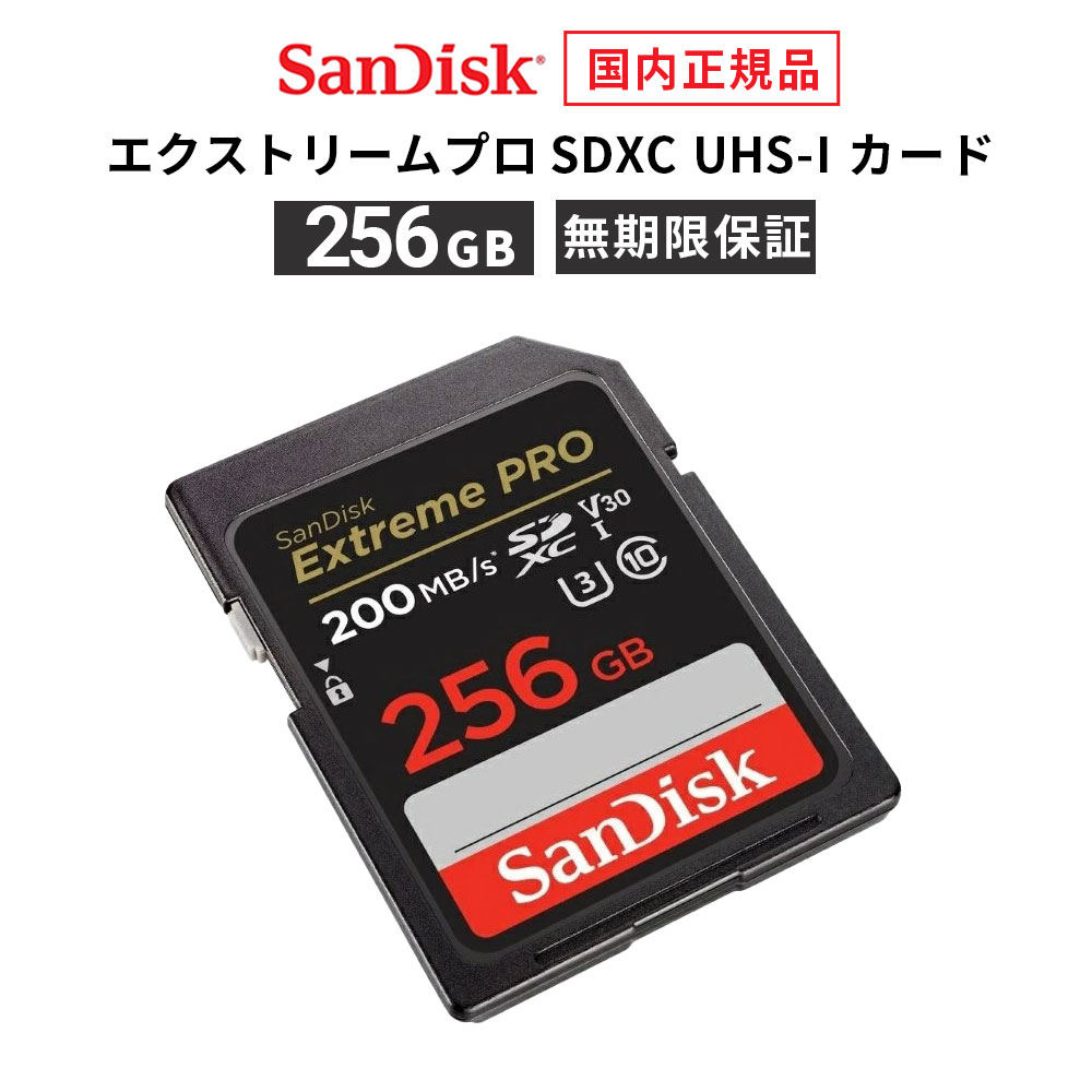 楽天市場】【安心のメーカー無期限保証】 256GB SDカード SanDisk