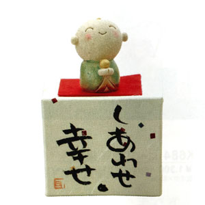 楽天市場】お地蔵さん 置物 お地蔵様 【幸せ 地蔵】 送料無料