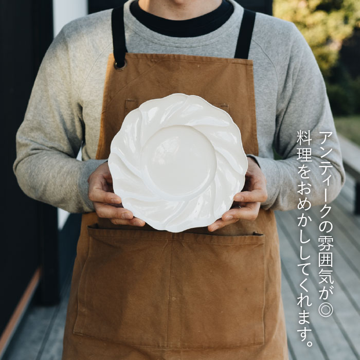 楽天市場】【ふるさと納税】【波佐見焼】7寸輪花皿 プレート 白 2枚