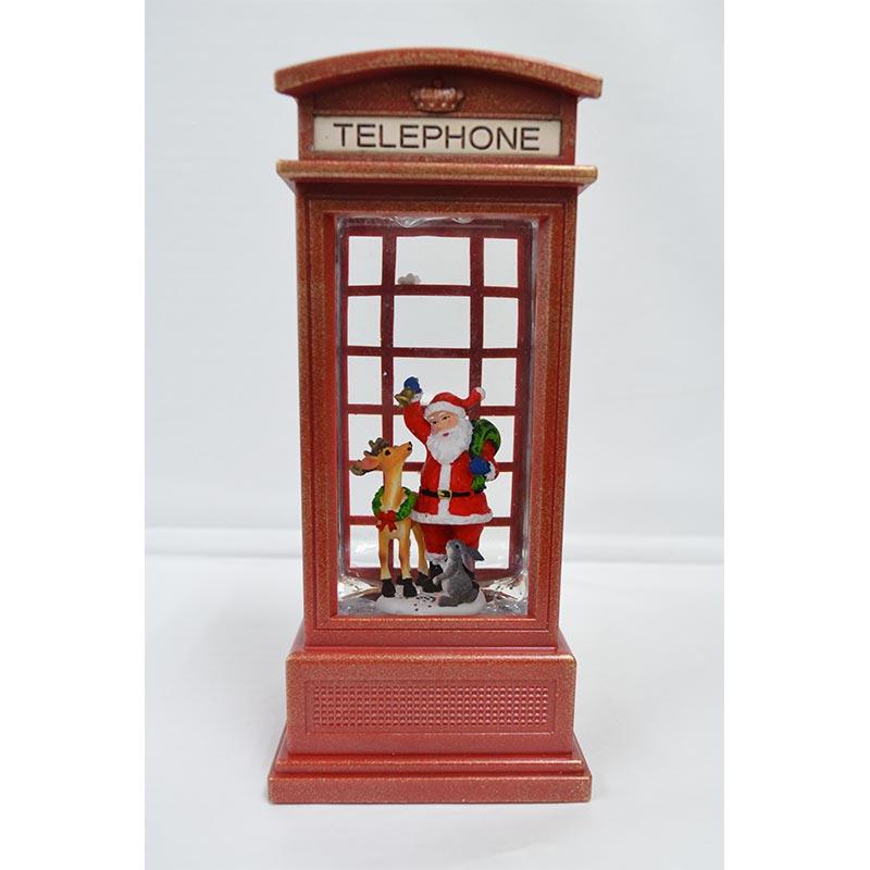 楽天市場】電話ボックス型 サンタクロースとトナカイ クリスマス