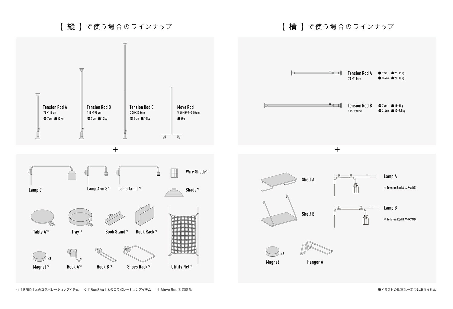 楽天市場】【公式】DRAW A LINE ドローアライン Tension Rod A