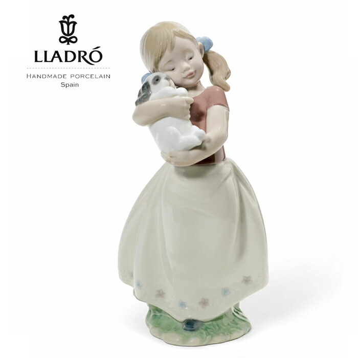 楽天市場】かわいい! LLADRO リヤドロ フィギュリン 犬 子供 置物