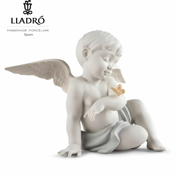 楽天市場】蝶と遊ぶ天使 LLADRO リヤドロ 置物 オブジェ インテリア
