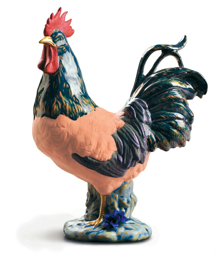楽天市場】酉 (暁光) LLADRO 【限定品】 リヤドロ 置物 干支 鳥 鶏